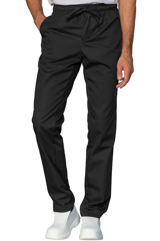 Pantalone Slim Zip Unisex Isacco nero