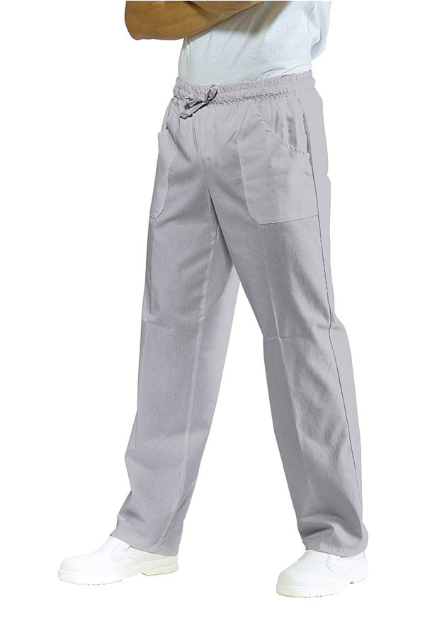 Pantalone Con Elastico Grigio