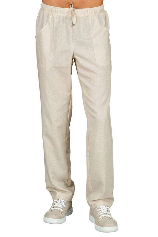 Pantalone Lino uomo donna con laccio | Isacco - Divise & Divise