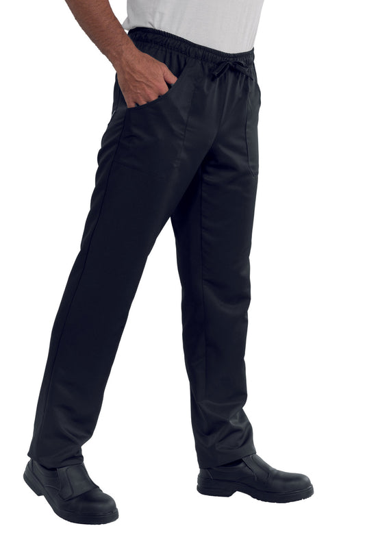 Pantalone con elastico nero