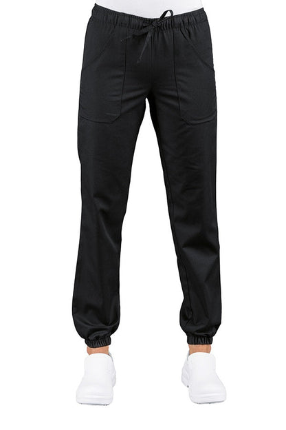Pantagiaffa Superdry Nero - Pantalone Professionale Traspirante Sanitario Cucina Estetica
