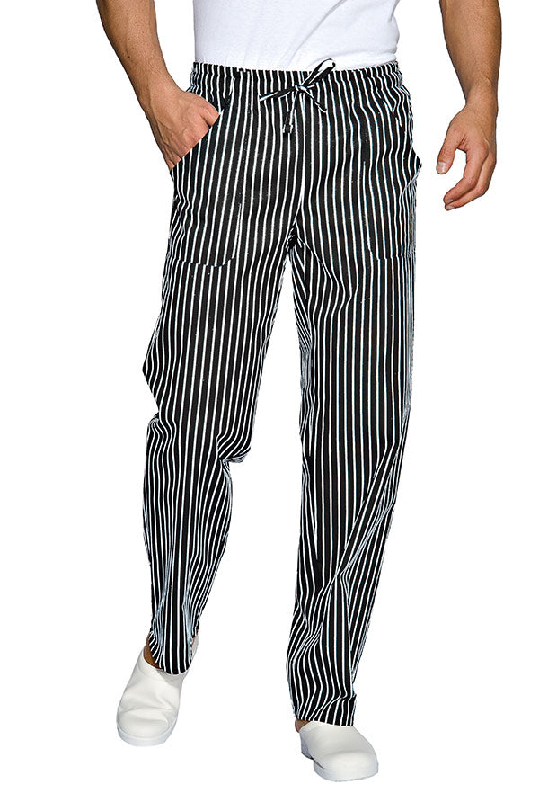 Pantalaccio Cuoco Gessato Nero