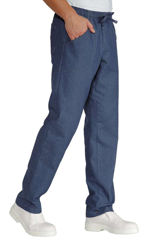 Pantalone light Jeans stretch unisex con laccio - Divise & Divise