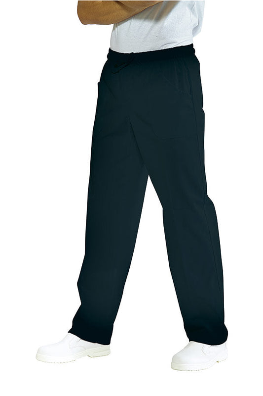 Pantalone Con Elastico Nero