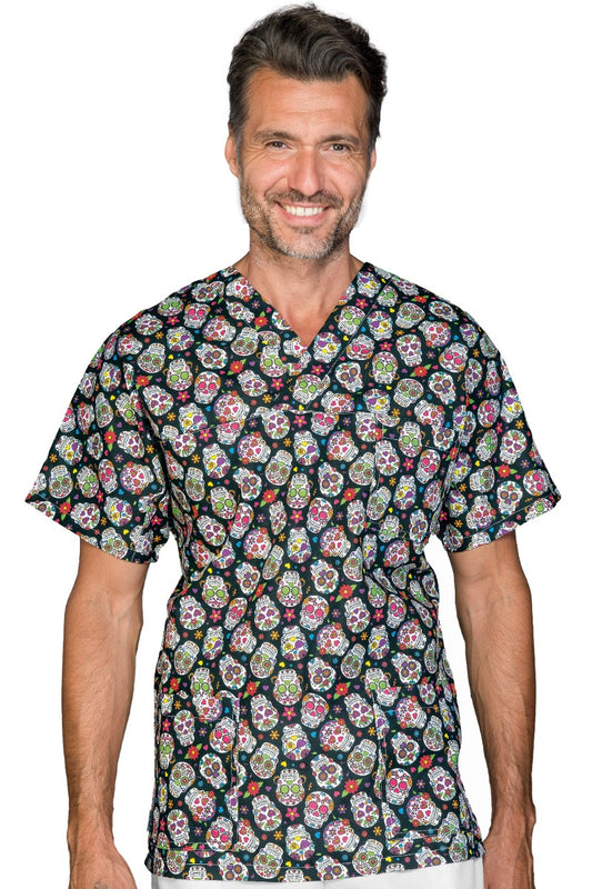 Casacca collo a V unisex Skull 11 - Divise & Divise