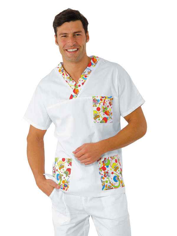 Casacca Collo A V Infermiere ed Estetista - Isacco