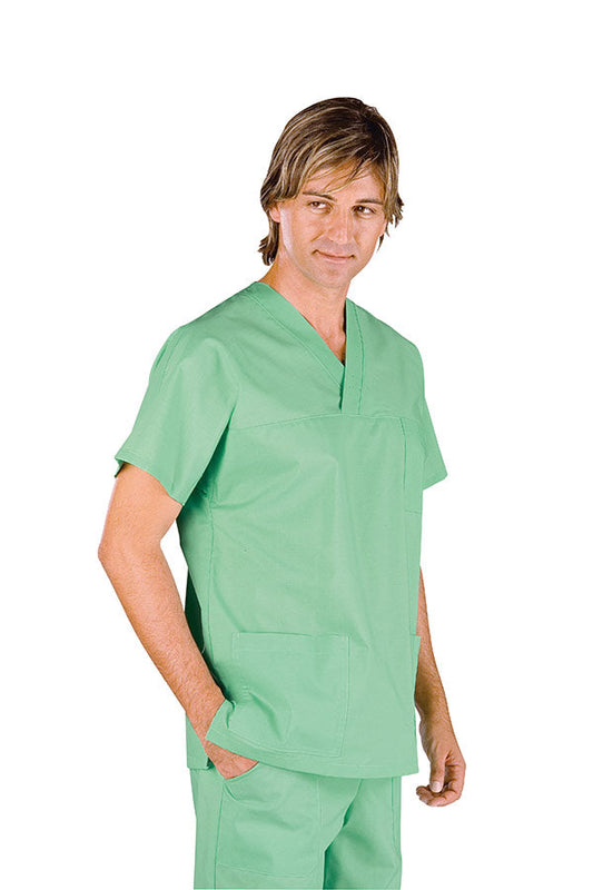 Casacca Infermiere Con Collo A V Verdino