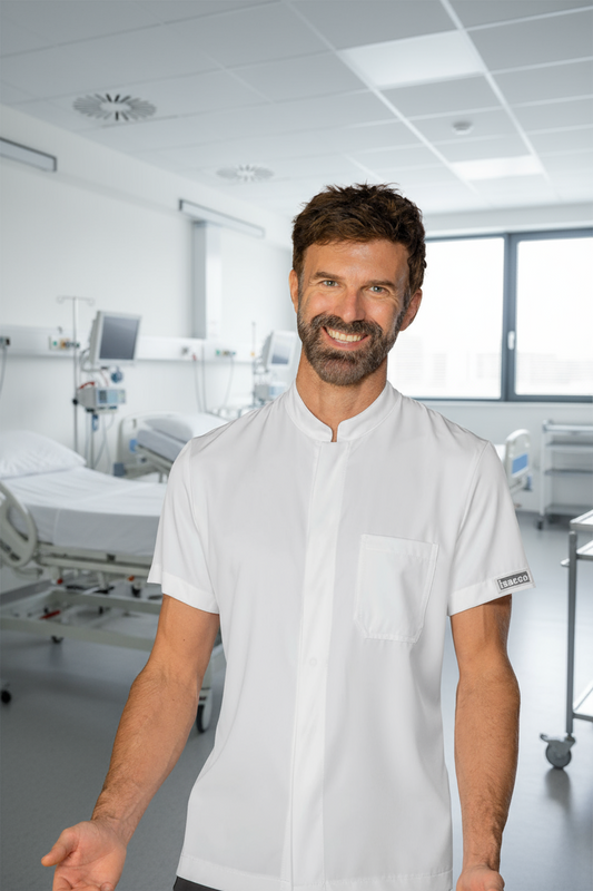 Casacca Infermiere Silon bianca Tecnostretch