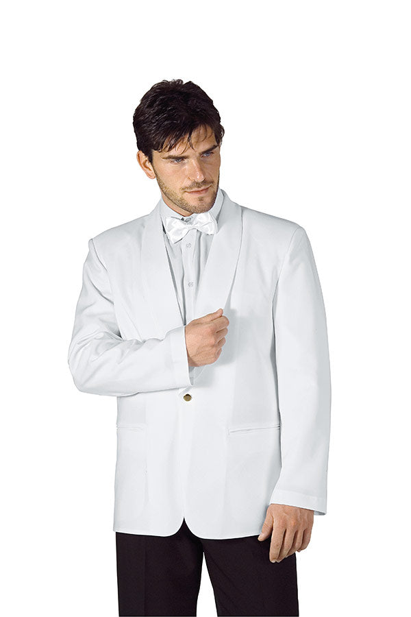 Giacca Scialle Monopetto Bianco
