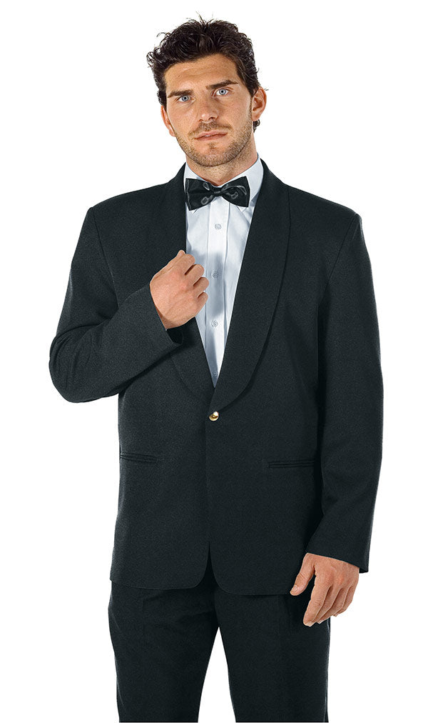 Giacca Scialle Monopetto Nero