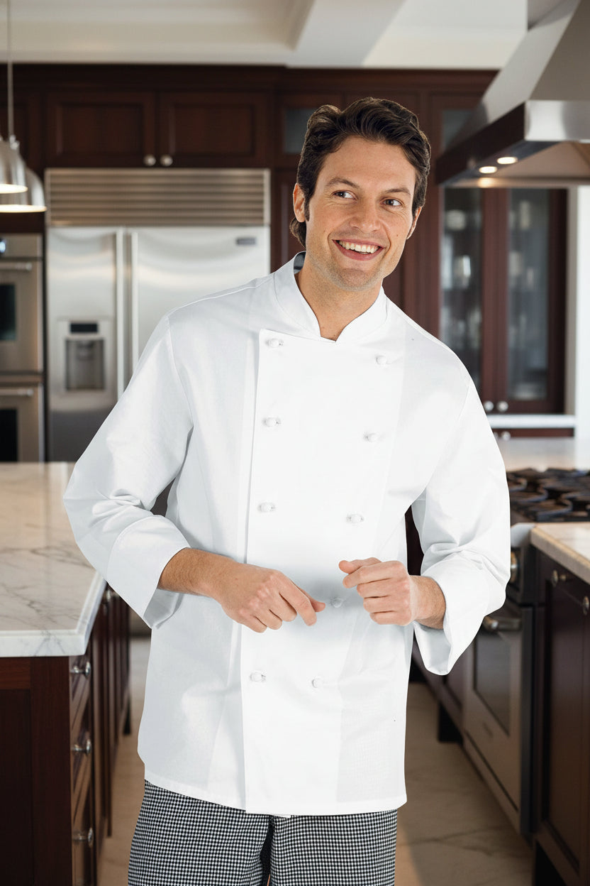 Giacca Cuoco Livorno Bottoni Estraibili