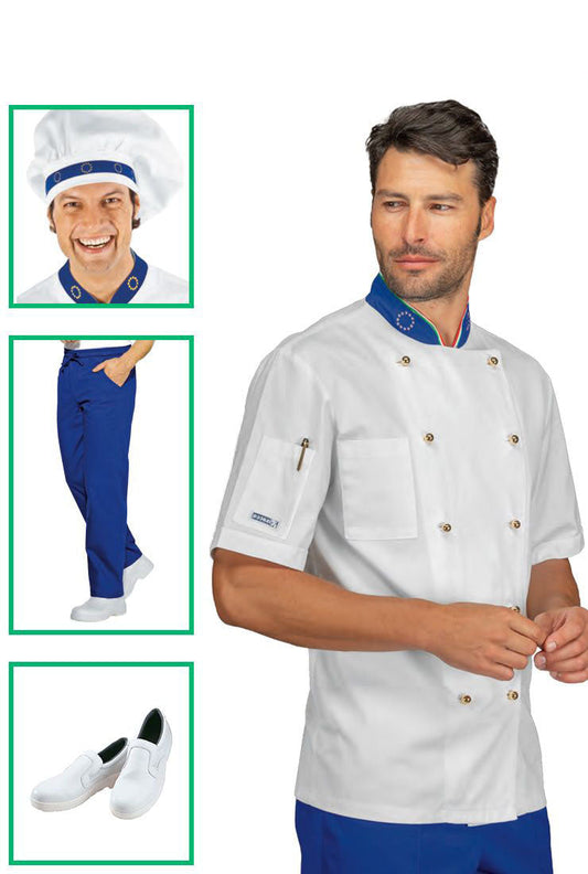 Divisa cuoco completa - giacca euro Italy