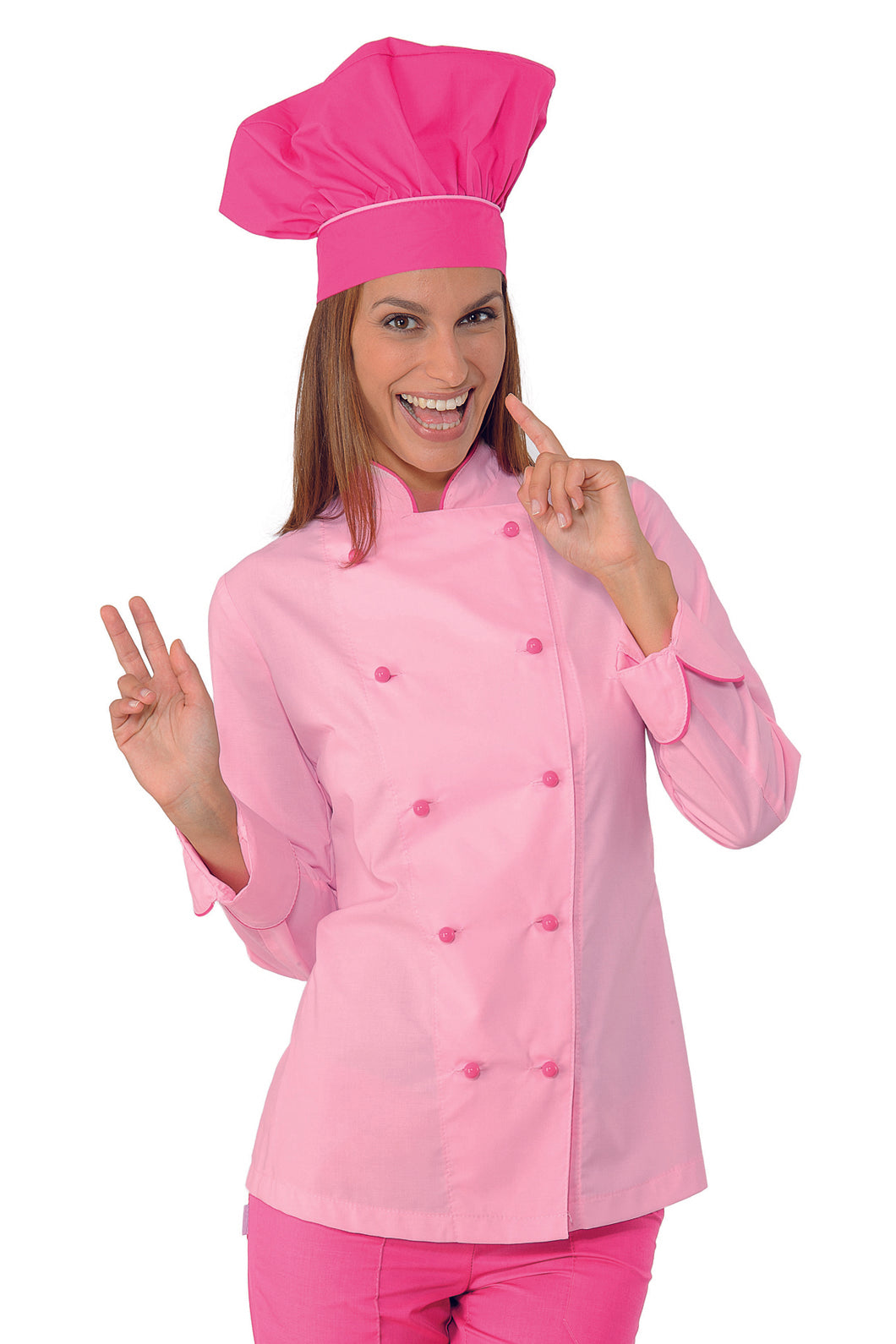 Giacca Cuoco Lady Extra Light Rosa+Fuxia