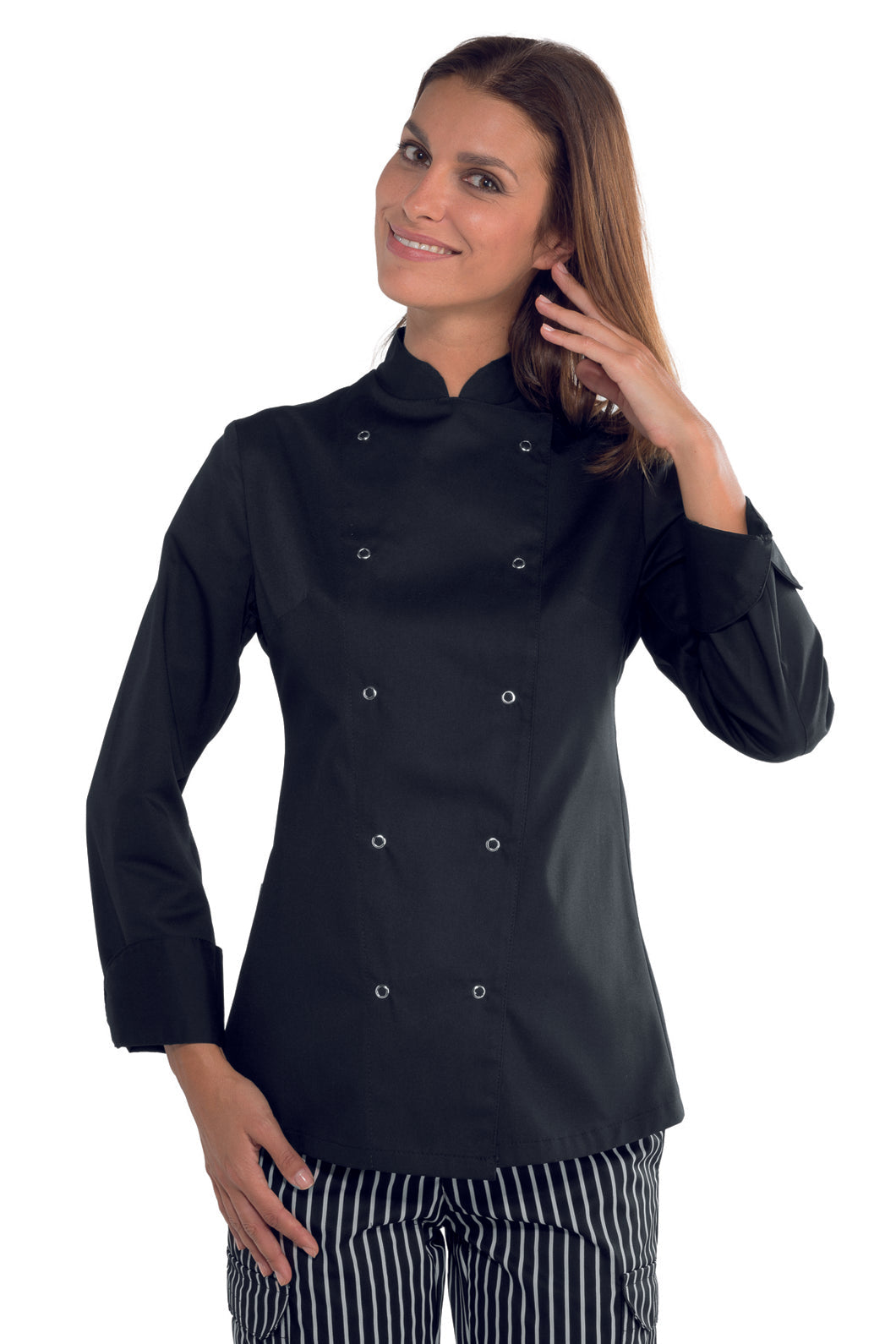 Giacca Lady Bottoni A Pressione Nero