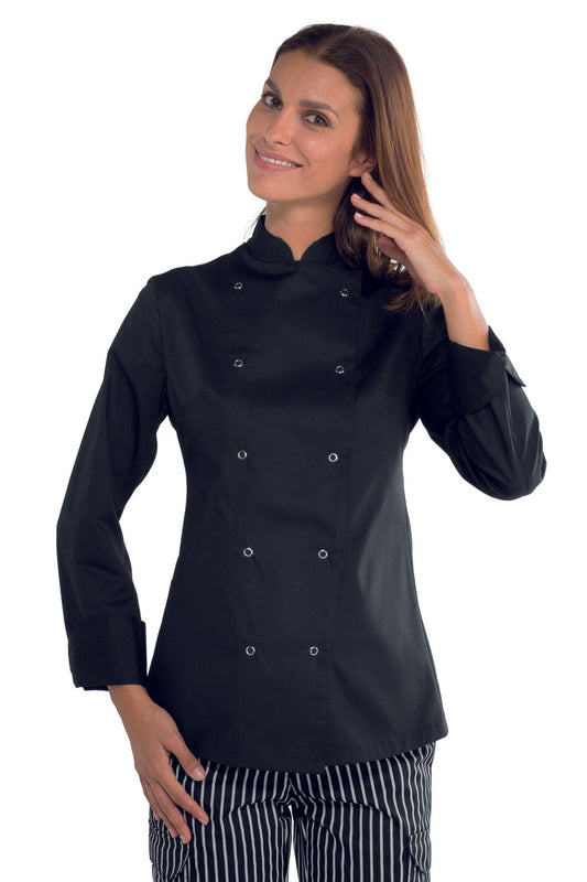 Giacca Lady Bottoni A Pressione Nero