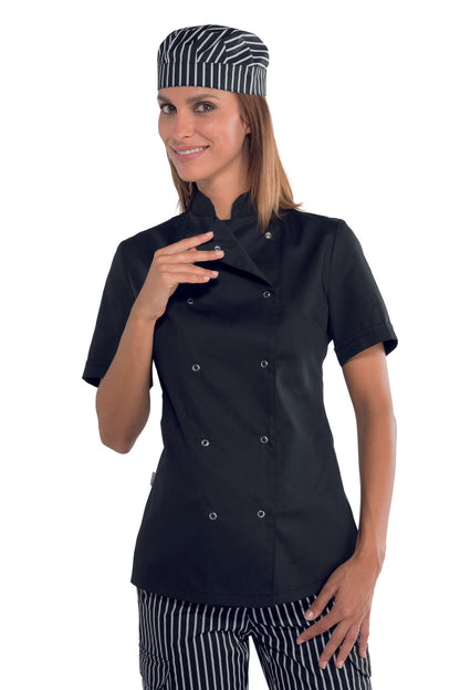 Giacca Lady Bottoni A Pressione Nero