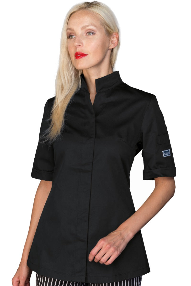 Giacca Cuoco Boston nera - Isacco - Divise & Divise