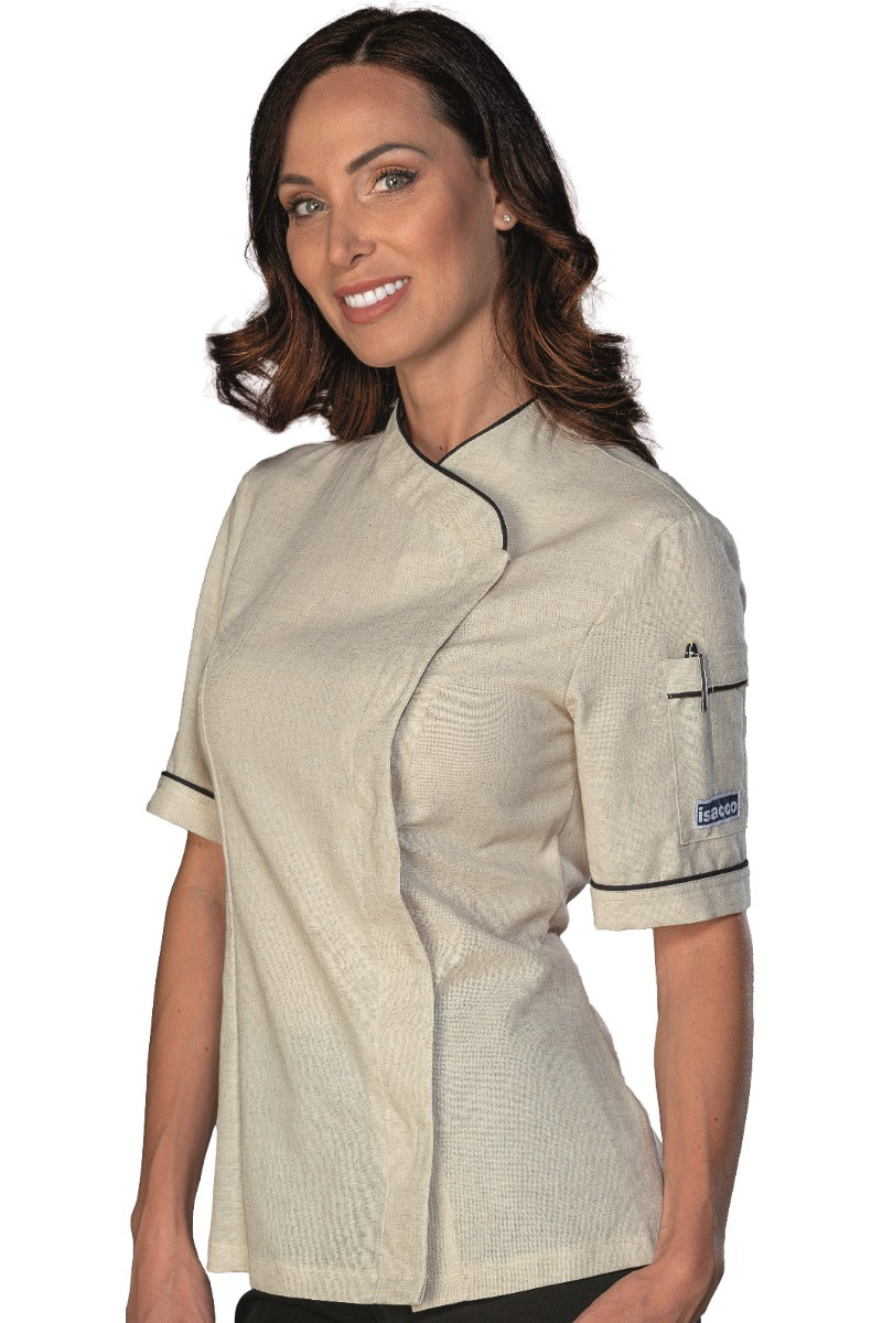 Giacca Cuoco Lady Snaps Lino