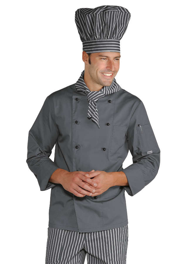 Giacca Cuoco Isacco Grigia