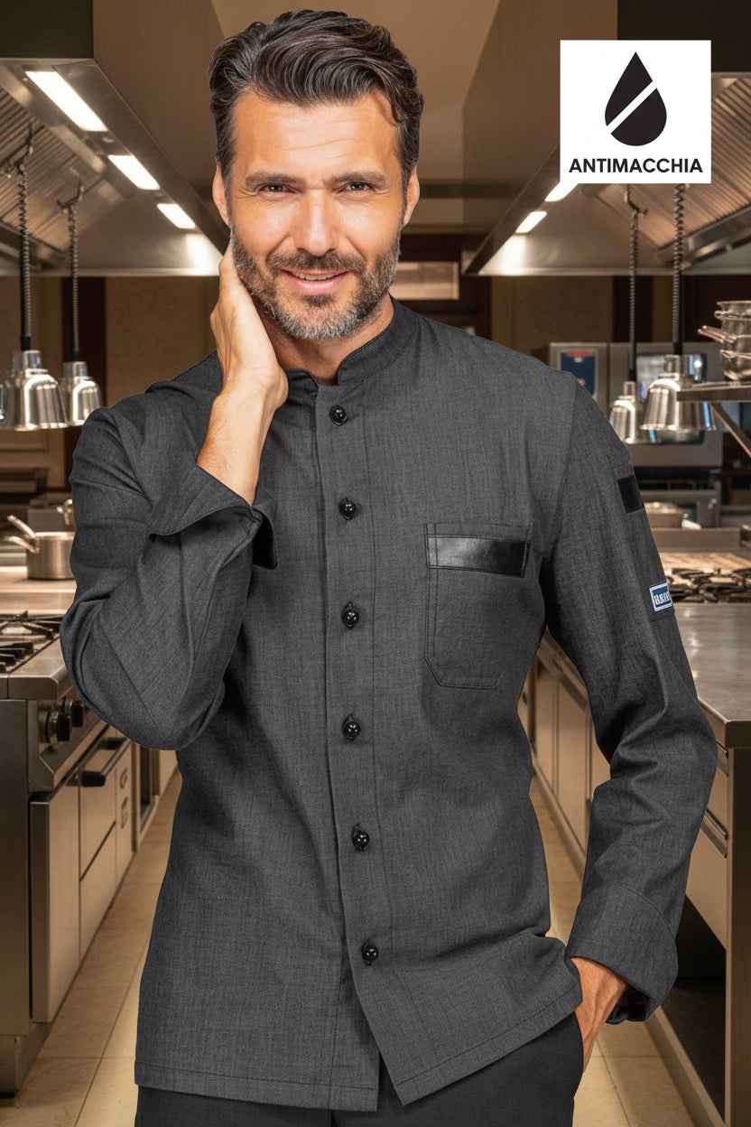 Giacca Cuoco Black light Jeans stretch Koen Slim