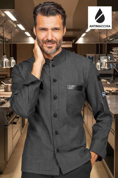 Giacca Cuoco Black light Jeans stretch Koen Slim