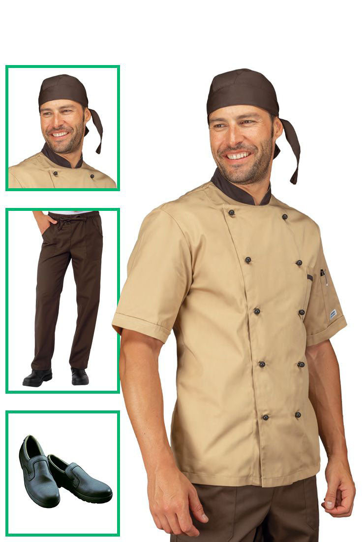 Divisa cuoco completa - Giacca biscotto