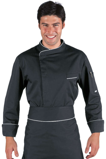 Giacca Cuoco Bilbao Nero + Bianco