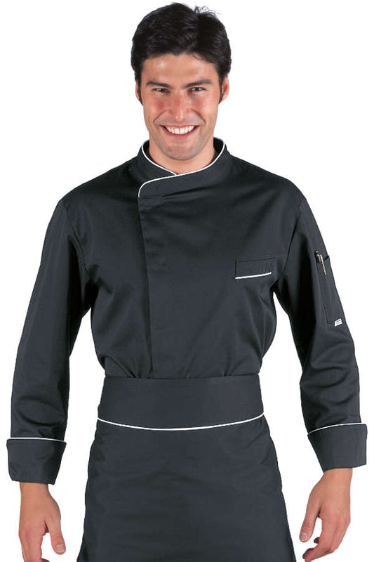 Giacca Cuoco Bilbao Nero + Bianco