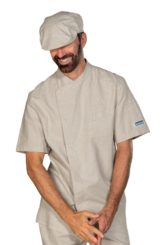 Giacca Cuoco Bilbao Lino