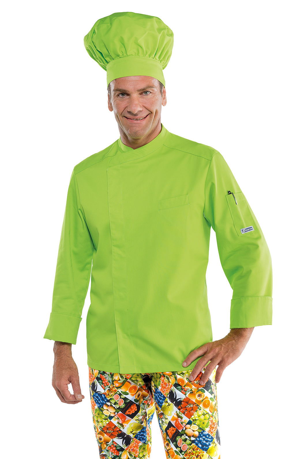 Giacca Cuoco Bilbao Mela - Comfort Professionale e Stile Fresco