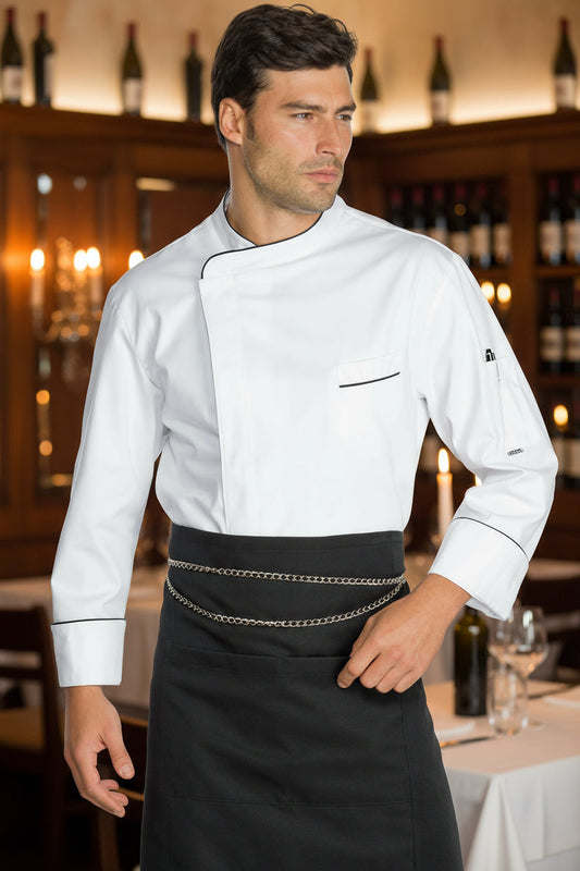 Giacca cuoco Bilbao bianca superdry