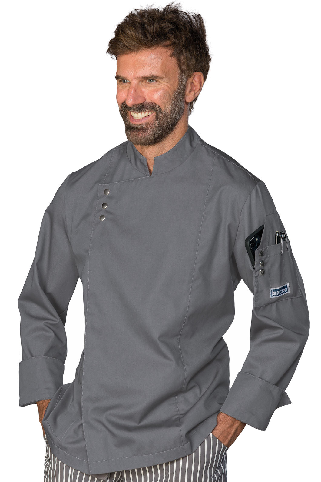 Giacca Cuoco Madrid grigia - Divise & Divise