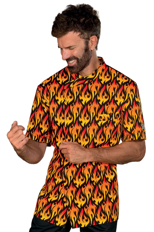 Giacca Cuoco Pretoria Ignis e Skull 12 100% cotone