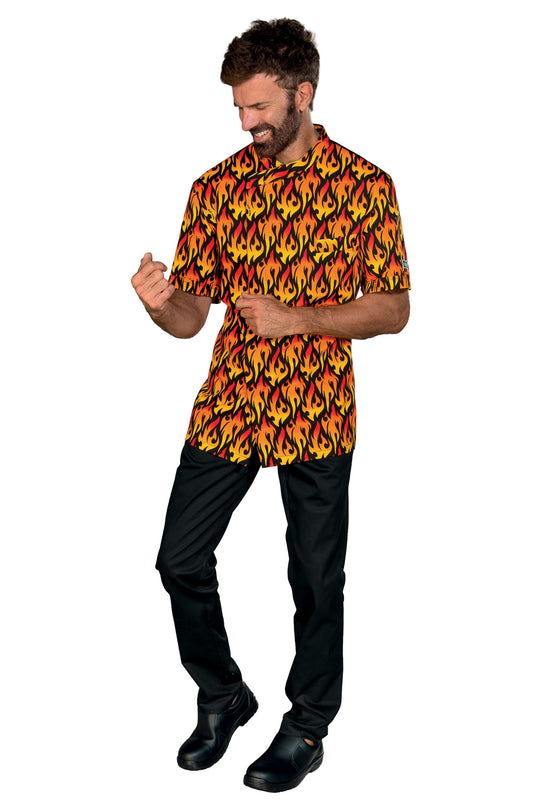 Giacca Cuoco Pretoria Ignis e Skull 12 100% cotone