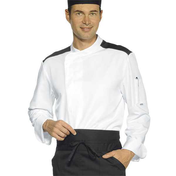 Giacca Cuoco Malaga Bianco+Nero