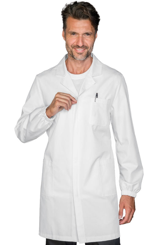 Camice Uomo Antiacido Zip Bianco Cm 100 - Divise & Divise