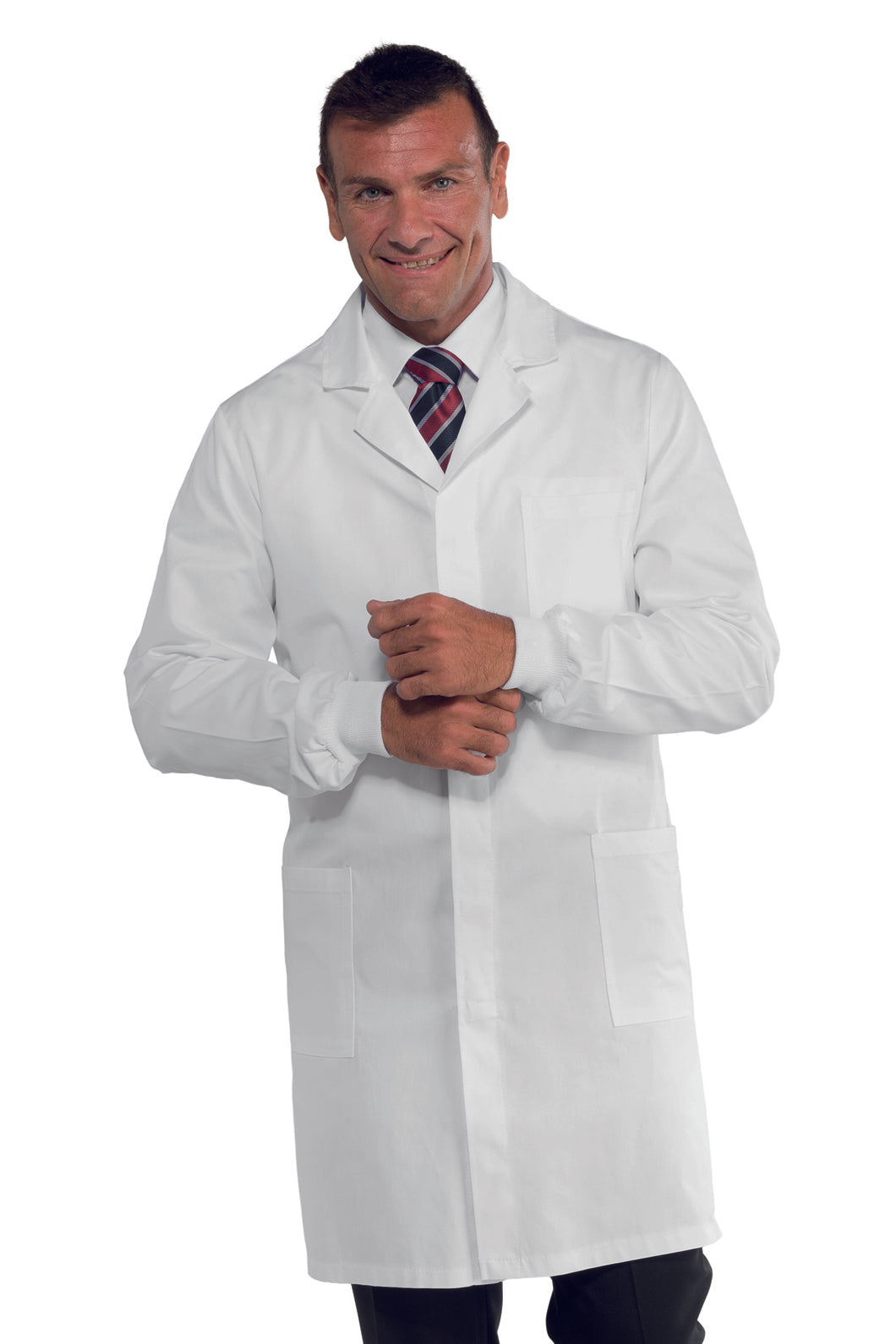 Camice Uomo Bianco Con Polsino