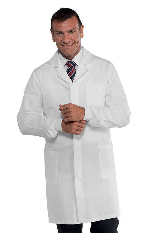 Camice Uomo Boheme Stretch Bianco Isacco - Poliestere 100% Professionale