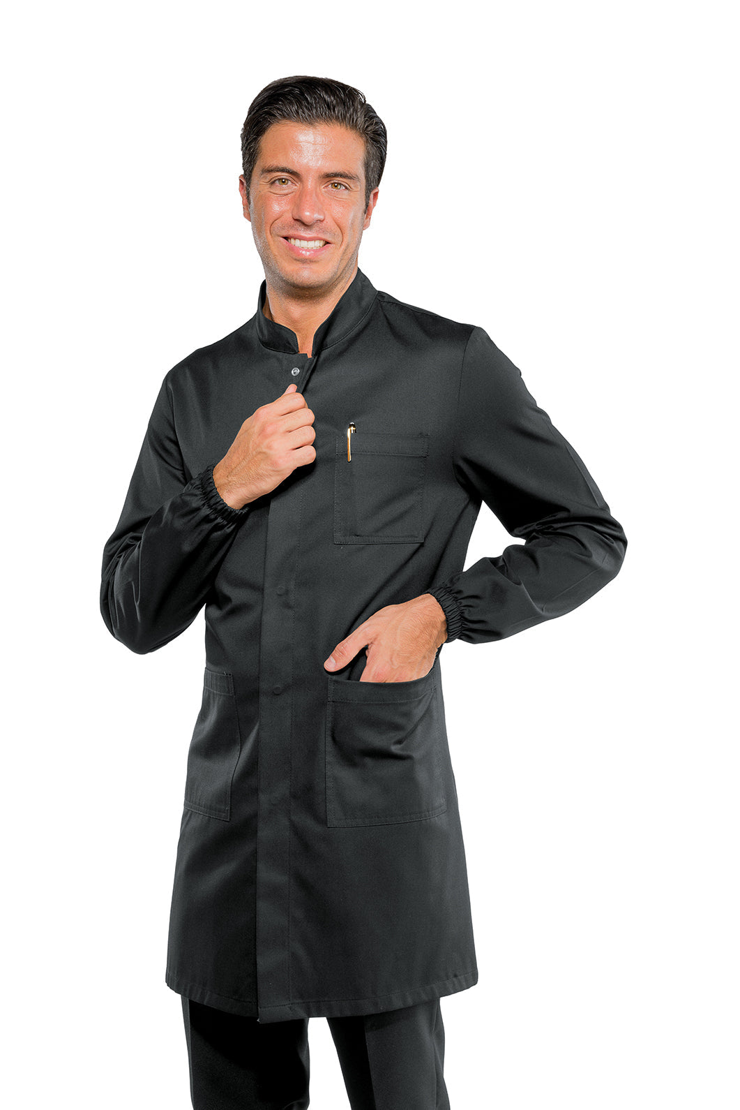 Camice Dover Nero Professionale Sanitario