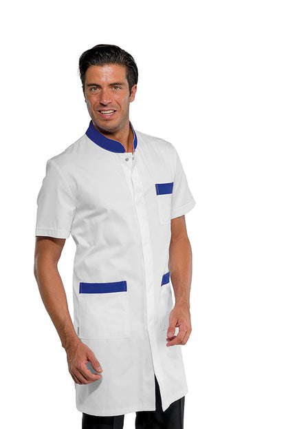 Camice Dover Bianco+Blu Cina