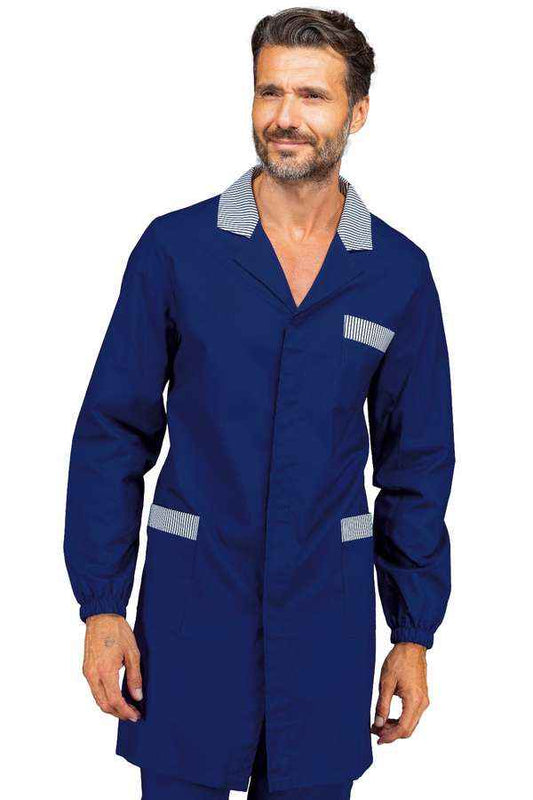 Camice uomo Blu+Riga Blu Isacco