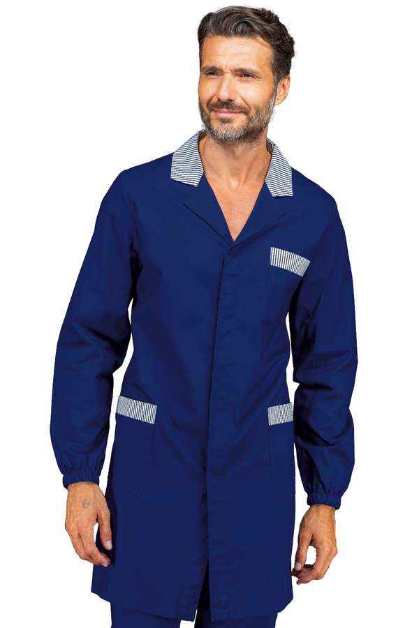 Camice uomo Blu+Riga Blu Isacco