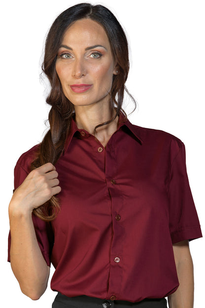 Camicia Nevada Bordeaux Personalizzabile - Eleganza Professionale Unisex - Divise & Divise