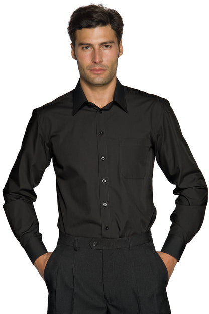 Chemise Cartagena noire pour homme - Style élégant et confort absolu