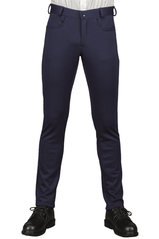 Pantalone Isacco Uomo Yale Jersey Milano Blu