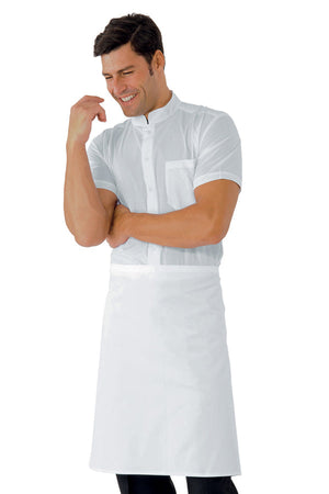 Grembiule vita senza tasca bianco - 70x60