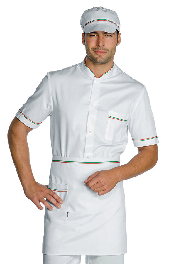 Grembiule Cuoco Cameriere Barista Vita Tricolore Con Tasca