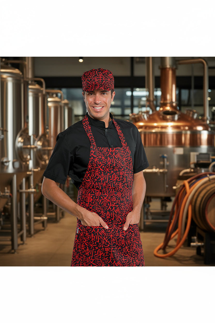 Grembiule Pettorina Cameriere Sushi 07 Professionale - Isacco