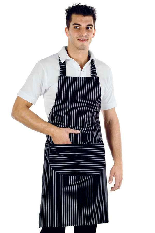 Grembiule Pettorina 70x90 Con Tasca Arrotondata