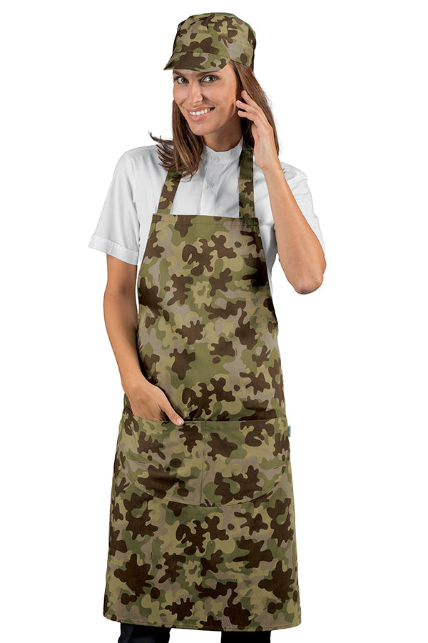 Grembiule Isacco Pettorina Mimetico 04